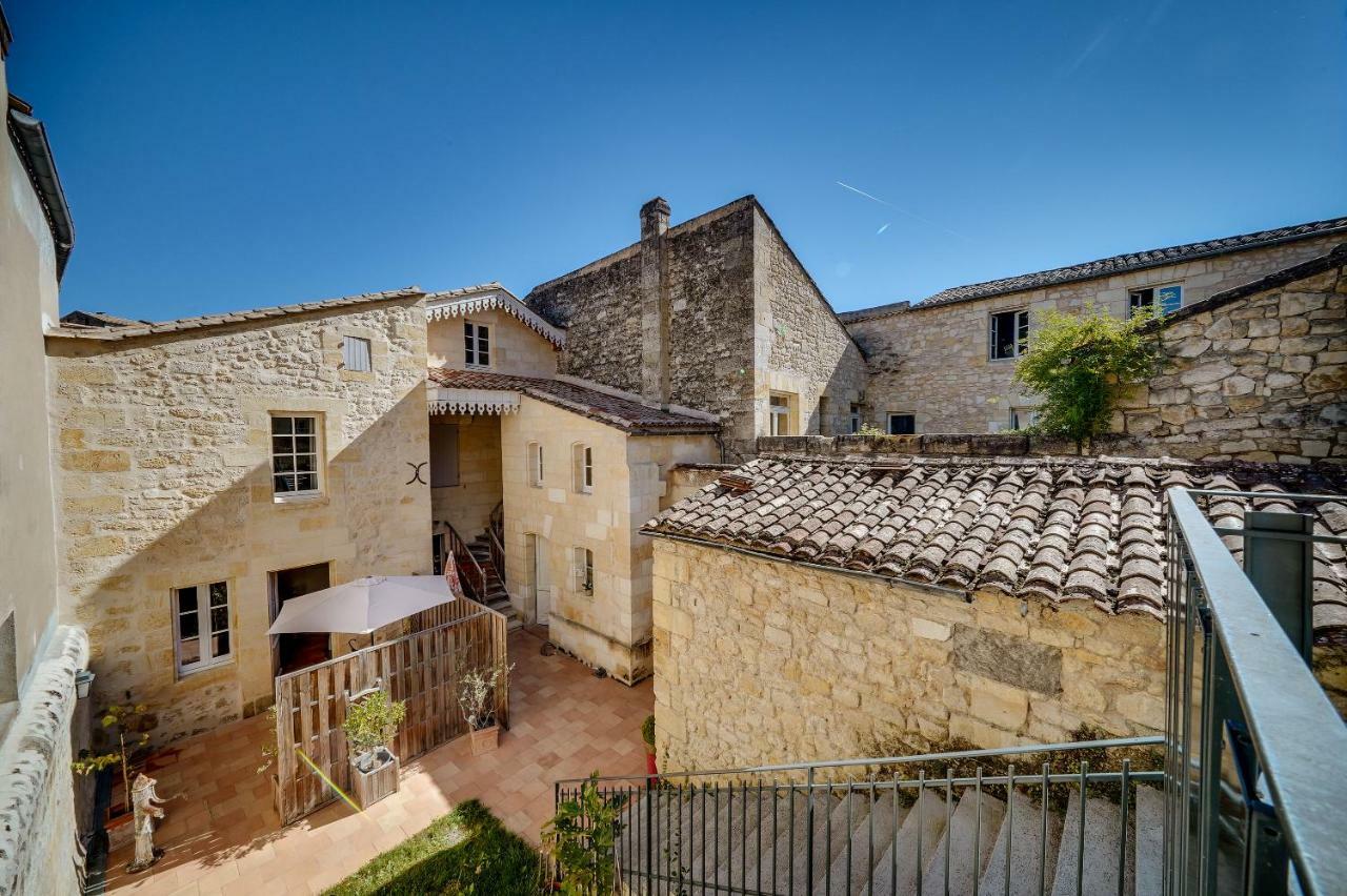 Logis Loiseau Avec Terrasse Apartment Saint-Emilion Bagian luar foto