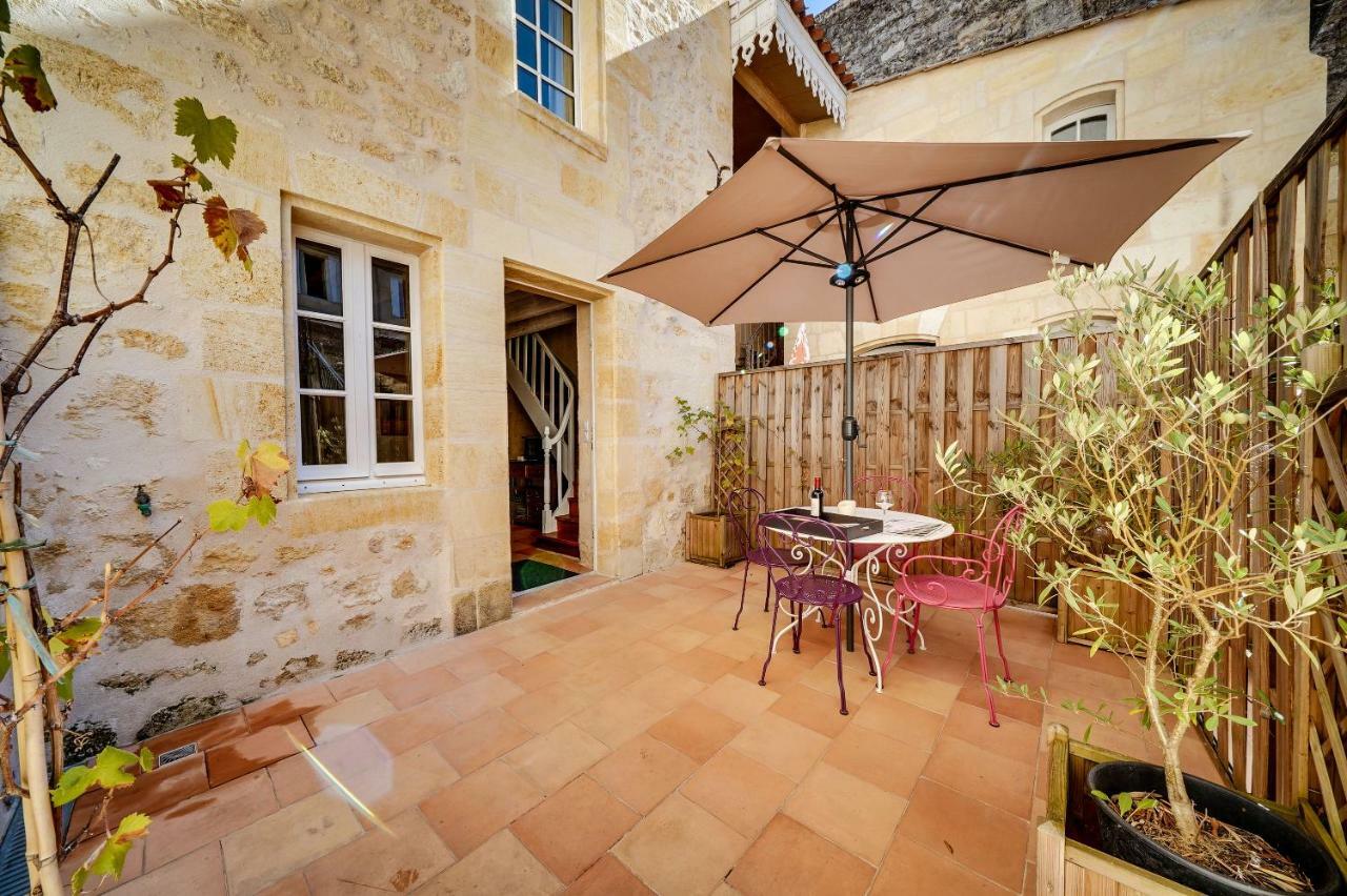 Logis Loiseau Avec Terrasse Apartment Saint-Emilion Bagian luar foto